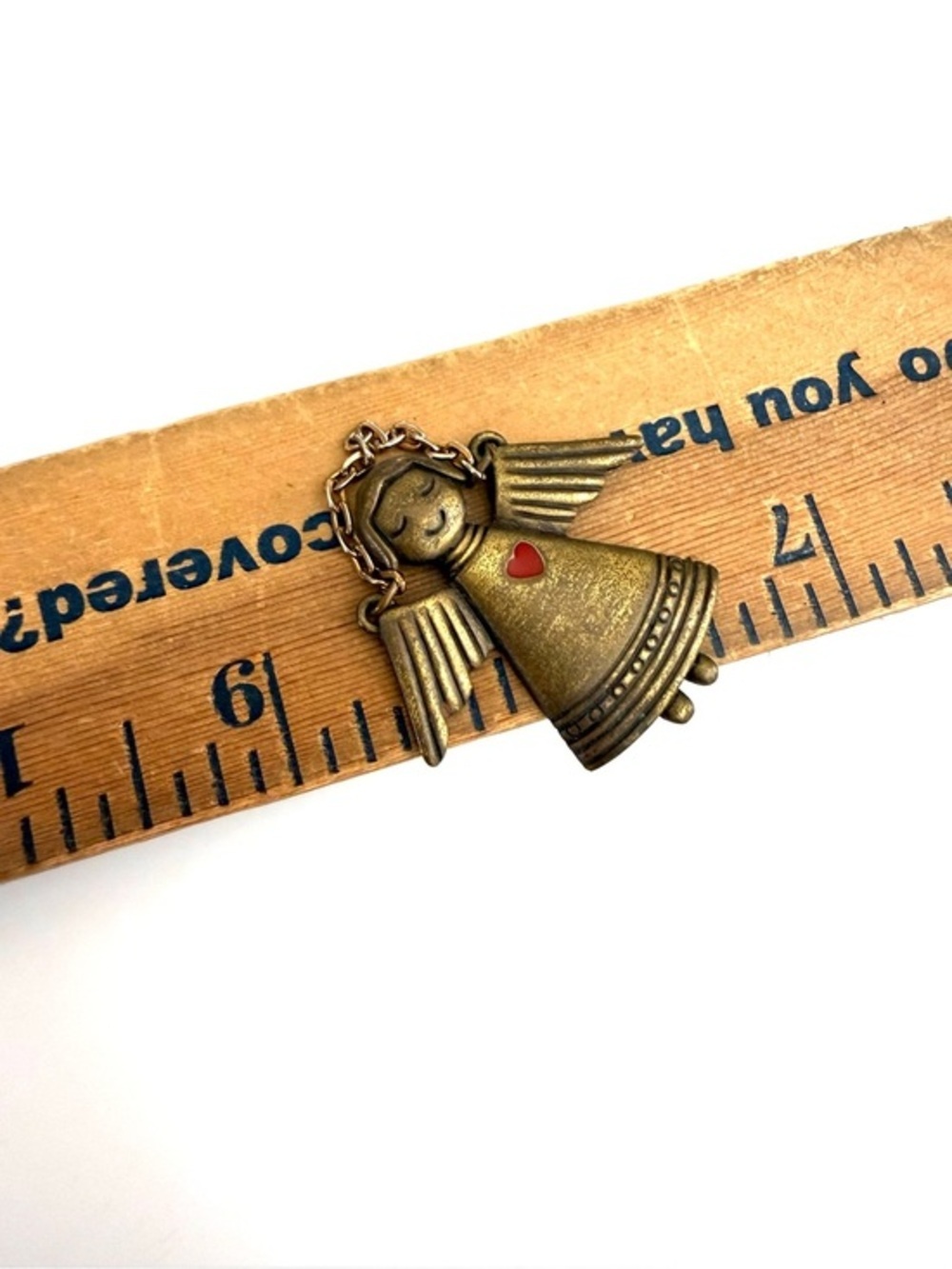 Vintage JJ Angel Keychain